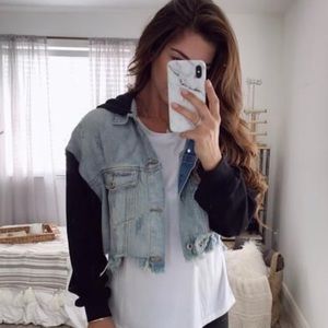 Dance & Marvel 'BREAKFAST CLUB' HOODED DENIM JACKET